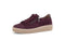 Gabor Suede Platform Trainer with Zipper 6010.02.006 - Mulberry