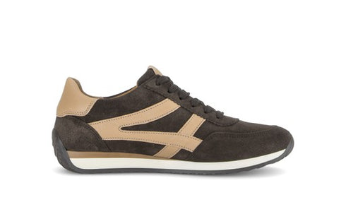 Gabor Dream Velour Flatform Trainers 6032.01.003 - Mocca/Sand