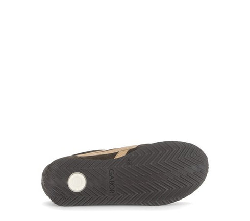 Gabor Dream Velour Flatform Trainers 6032.01.003 - Mocca/Sand