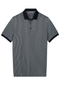 BAILEYS Indigo Blue 3-D Raster Print Polo Shirt — Modern Fit | 615246