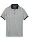 BAILEYS Soft Grey 3-D Raster Print Polo Shirt — Modern Fit | 615246