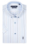 Giordano League Short Sleeve Button Down Angel Falls Blue 616141-61