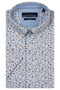 R.B. Boston Marshall Short Sleeve Button Down Pink Melons Print 616670-313