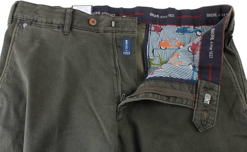 Bruhl 182310 Venice B Turn Men's Trousers in 450 Green