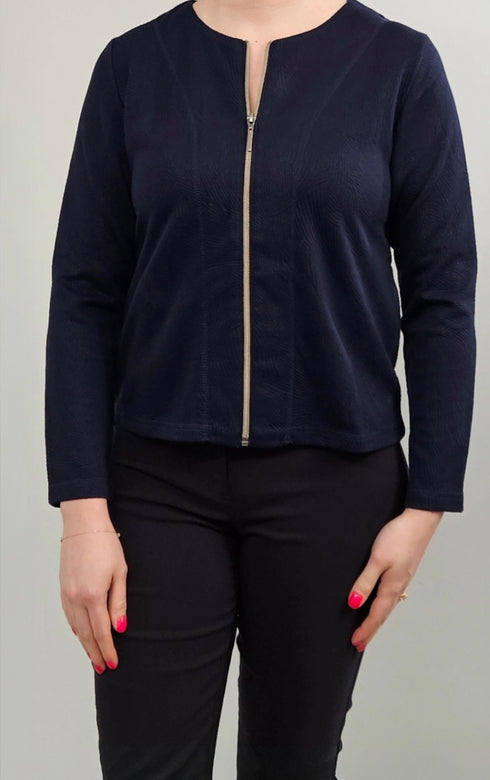 Sunday Textured Cardigan with Zip 6224 6197