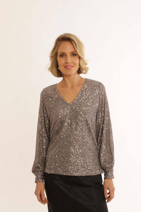 Pomodoro Sequin Blouse