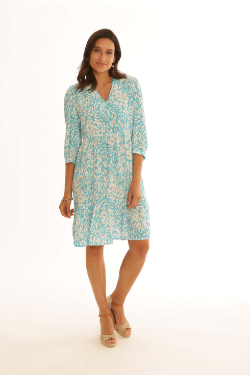 Pomodoro Clothing Petal Short Dress 62501