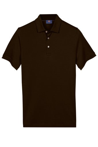 Baileys Short Sleeve Cotton Blend Polo Shirt 625242 49 - Dark Cassis