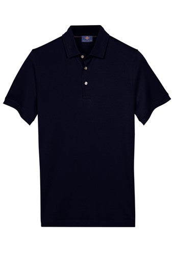 Baileys Short Sleeve Cotton Blend Polo Shirt 625242 60 - Navy