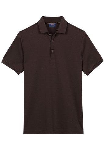 Baileys Short Sleeve Cotton Blend Polo Shirt 625242 95 - Iron Grey
