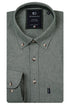 Giordano Dino Melange Flannel Twill Shirt 627005 71 - Green