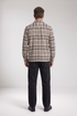 Giordano Salerno Twill Check Comfort Fit Overshirt 627522 - Navy