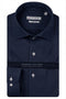 Giordano Bormio Tailored Dynamic Flex Long Sleeve Shirt 627810 60 - Navy