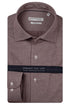 Giordano Bormio Tailored Dynamic Flex Long Sleeve Shirt 627810 30 - Burgundy
