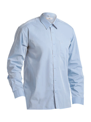 Hunter Long Sleeve School Shirt - Blue 656