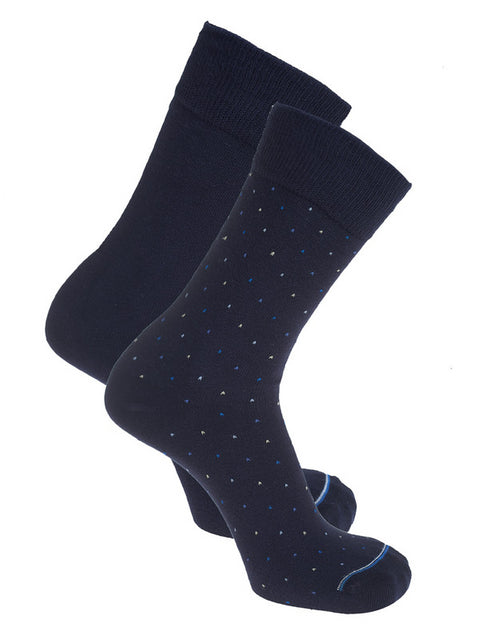 Vedoneire Men's Pin Cotton Socks S004 - 2 Pack