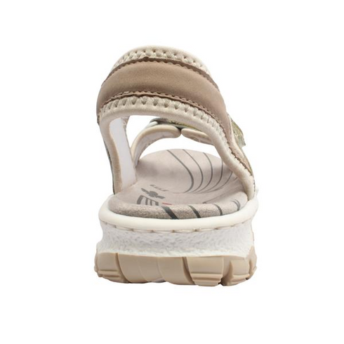 Rieker Women’s Pastel Trekking Sandals – Adjustable Walking Sandals – 68866-94
