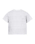 Freequent FQDODO Organic Cotton Cardigan Brilliant White Delicate Knit Short Sleeve 208053