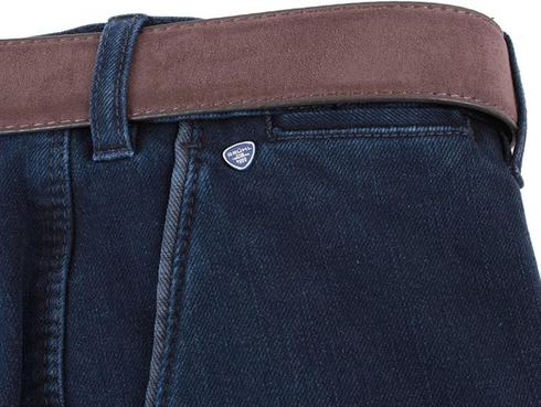 Bruhl 191310 Venice B Turn High Stretch Mover 360 in 934 Dark Stone Denim Trousers