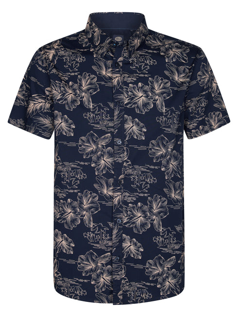 Petrol Industries All-over Print Shirt Oceanpark SIS419