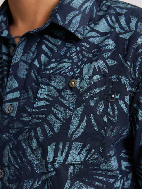 Petrol Industries All-over Print Shirt Barracuda M1050-SIS422
