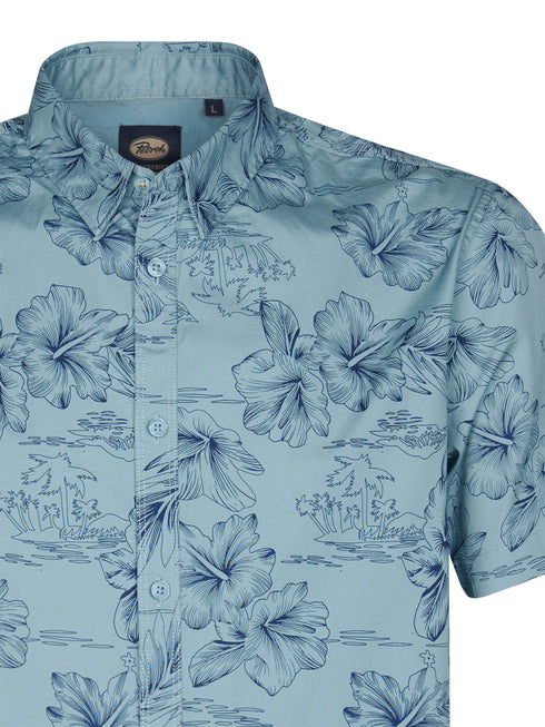 Petrol Industries All-over Print Shirt Oceanpark SIS419