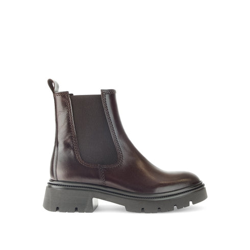 Gabor Women’s Marissa Chestnut Brown Leather Ankle Boots 71.850.28