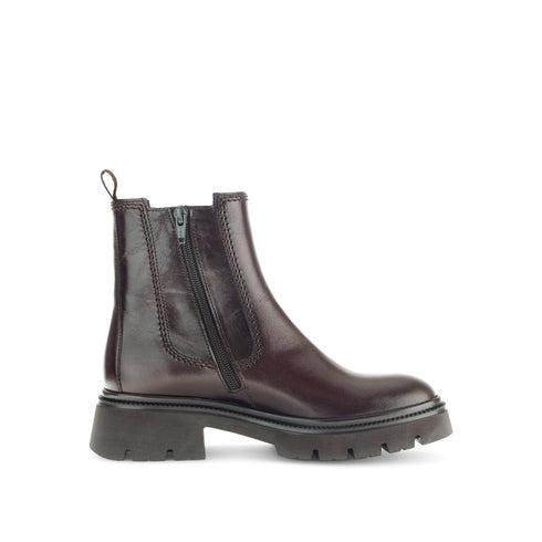 Gabor Women’s Marissa Chestnut Brown Leather Ankle Boots 71.850.28