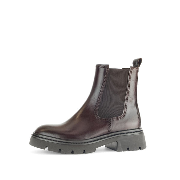 Gabor Women’s Marissa Chestnut Brown Leather Ankle Boots 71.850.28