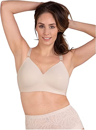 Naturana 5232 Wire Free Side Smoother Padded T-Shirt Light Beige Soft Bra