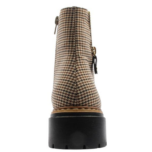 Rieker 72617 Houndstooth Laced Boot