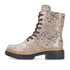 Rieker Vegan Antistress Python Laced Ankle Boot 72627-64 - Beige