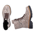 Rieker Vegan Antistress Python Laced Ankle Boot 72627-64 - Beige