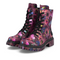 Rieker Antistress Floral Lace & Zip Ankle Boots – Purple Multi SKU 72627-92
