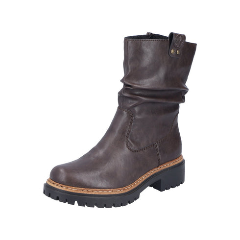 Rieker Tex Insulated Slouch Boot 72684-25 in Brown