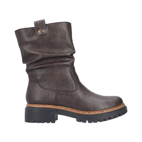Rieker Tex Insulated Slouch Boot 72684-25 in Brown