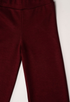 Ebita Girls 2-Piece Pink and Burgundy Flower Pants Set with Handbag 267273