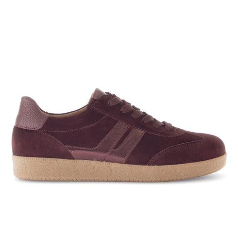 Gabor West Mulberry Suede Trainer 73.300.15 – Best Fitting Everyday Sneaker
