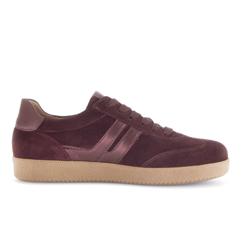 Gabor West Mulberry Suede Trainer 73.300.15 – Best Fitting Everyday Sneaker