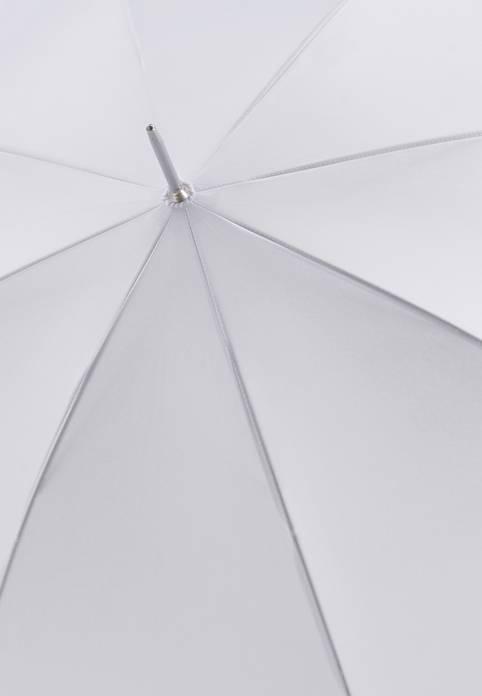 Doppler Wedding Umbrella Automatic - Elegant White Bridal Parasol 74063