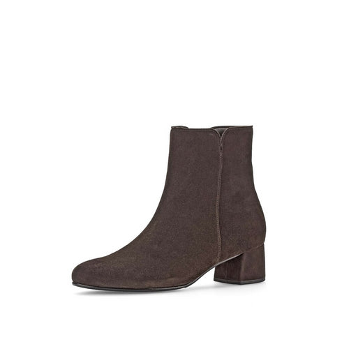 Gabor Elegant Suedette Brown Ankle Boots 75.680.18