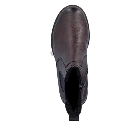 Rieker Leather Chelsea Boot 75860-35 - Red