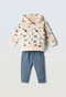 Hashtag Boys 2 Piece Dinosaur Print Hoodie and Tracksuit Set 267604