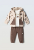 Hashtag Boys 3 Piece Safari Hoodie T-Shirt and Tracksuit Set