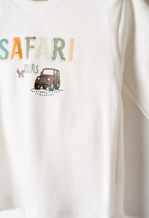 Hashtag Boys 3 Piece Safari Hoodie T-Shirt and Tracksuit Set