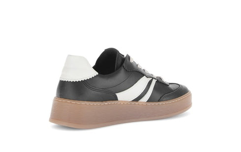 Gabor Comfort 76.475.57 Black & Latte Cream Combi G Fit Trainers