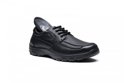 G Comfort Black Laced Waterproof Shoe A-7825C