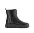 Gabor Smooth Leather Zip-Closure Platform Ankle Boot 8016.04.001 - Black
