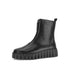 Gabor Smooth Leather Zip-Closure Platform Ankle Boot 8016.04.001 - Black