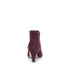 Gabor Suede Pointed Toe Heeled Ankle Boot 8017.01.004 - Mulberry